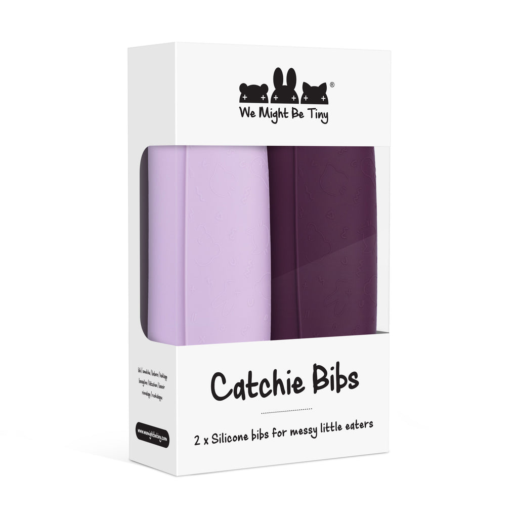 Catchie Bibs® 2.0 - Plum & Lilac