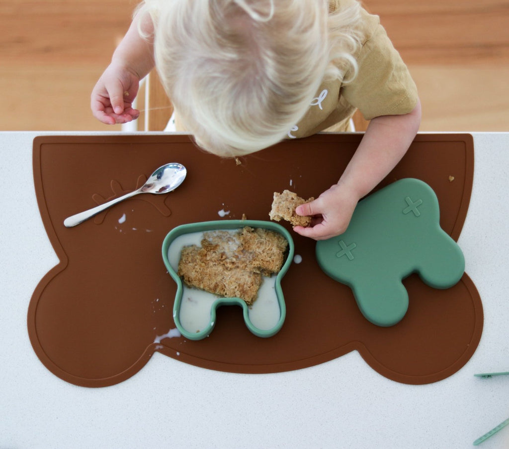 Silicone Placemat in Chocolate Brown
