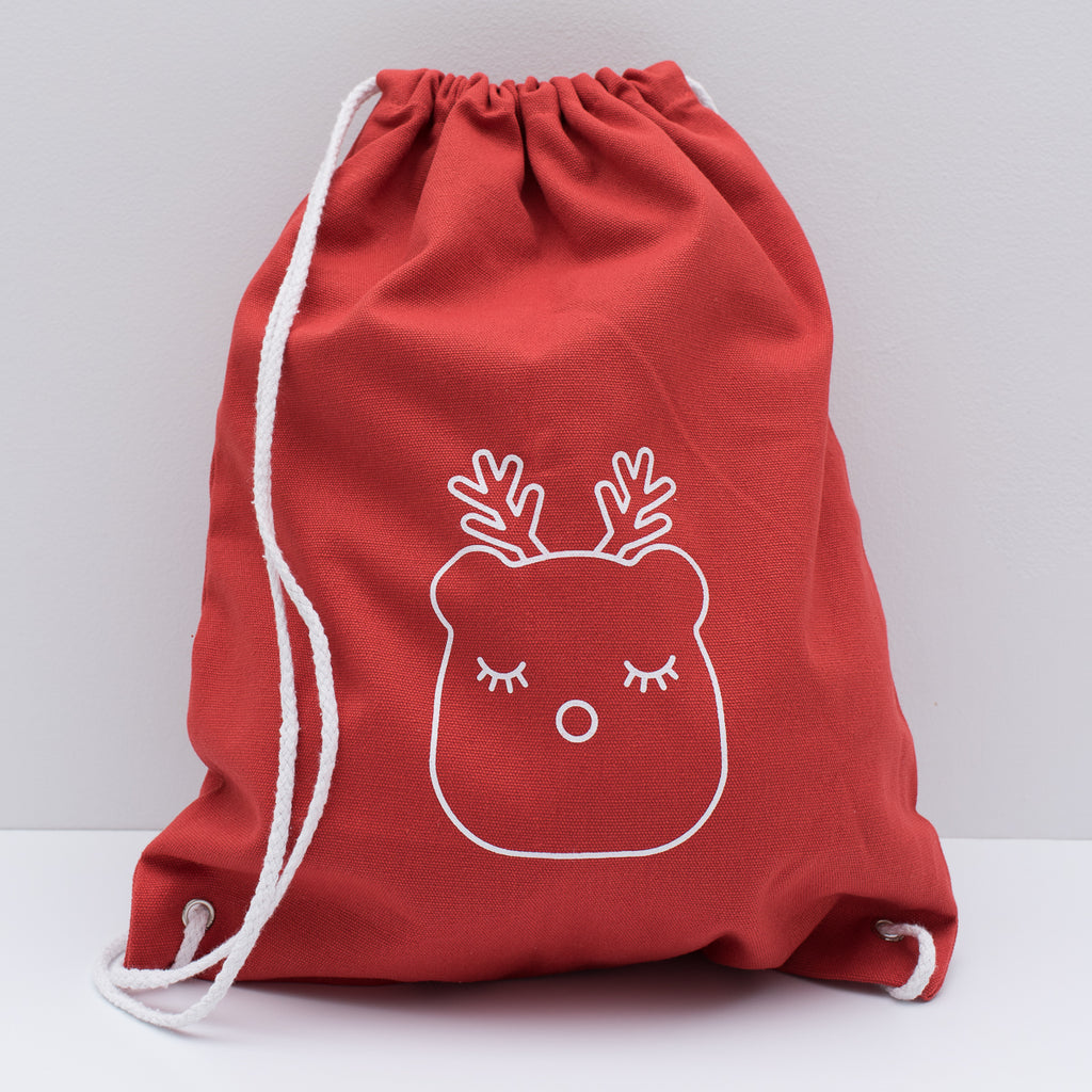 We Might Be Tiny Drawstring Bag - Tiny Prancer 🦌 (limited edition)