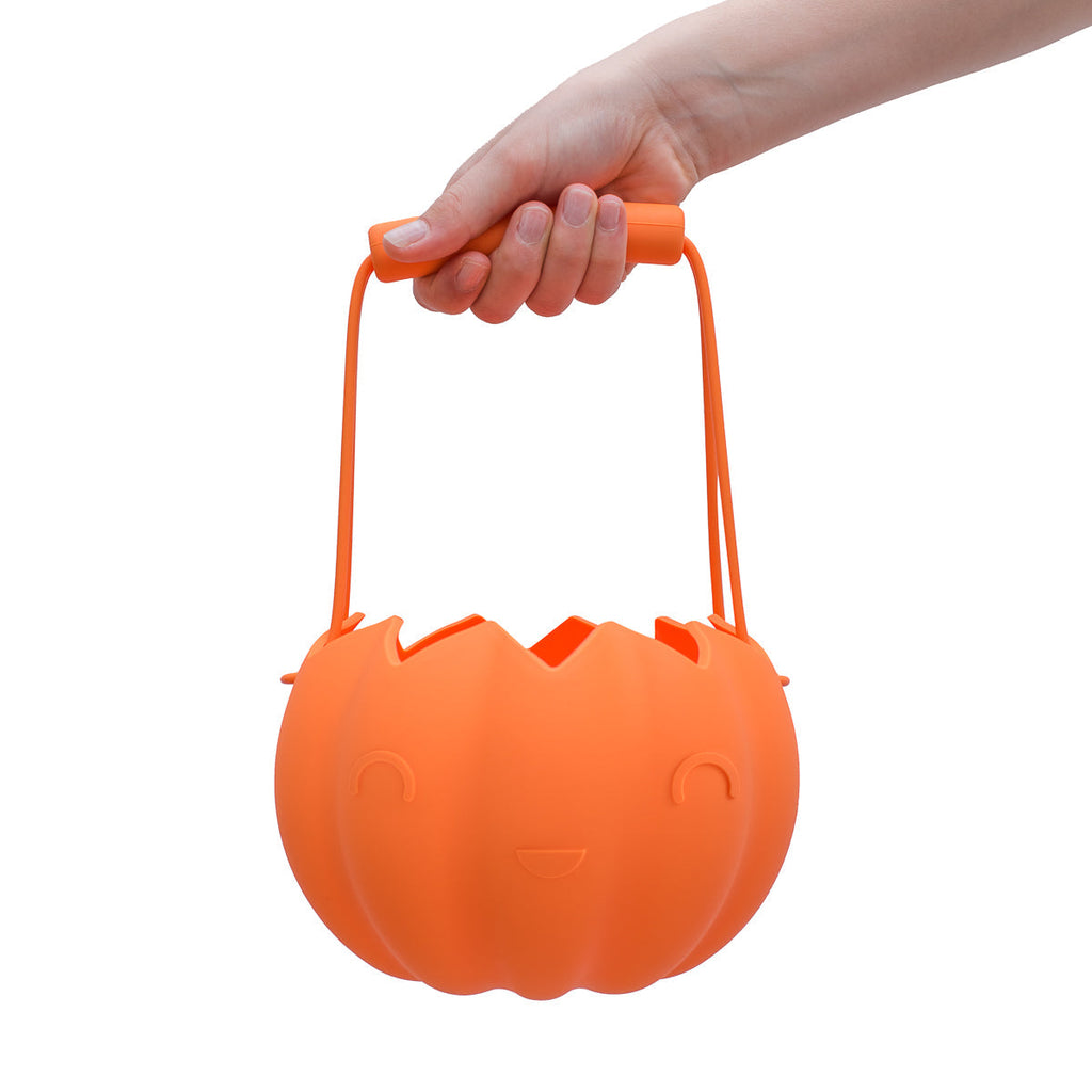 Halloween Pumpkin Bucket - Bright Orange
