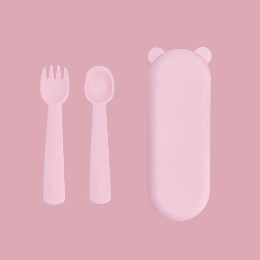 Silicone baby cutlery set