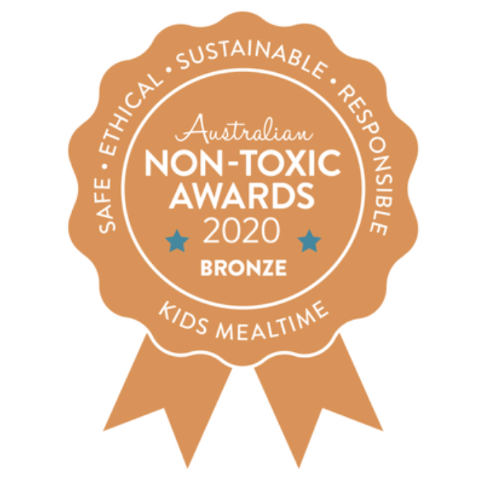 Non Toxic awards 2020 bronze for kids mealtime