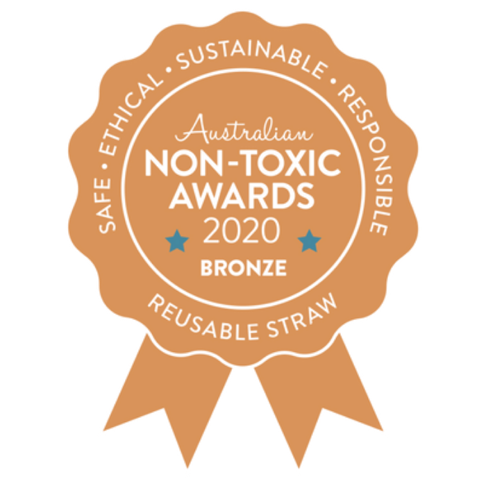 Non toxic awards 2020 Bronze for Reusable straw