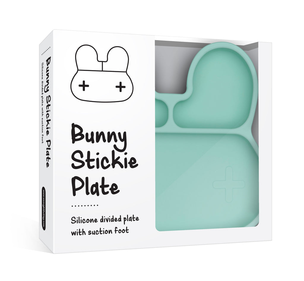 Bunny Stickie® Plate - Mint