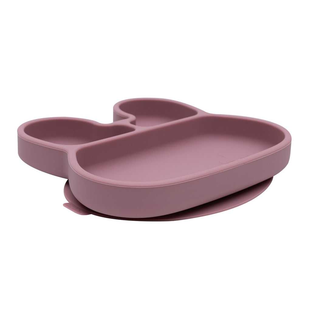Bunny Stickie® Plate - Dusty Rose