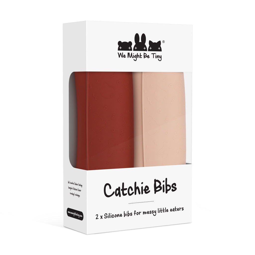 Catchie Bibs® 2.0 - Rust & Beige