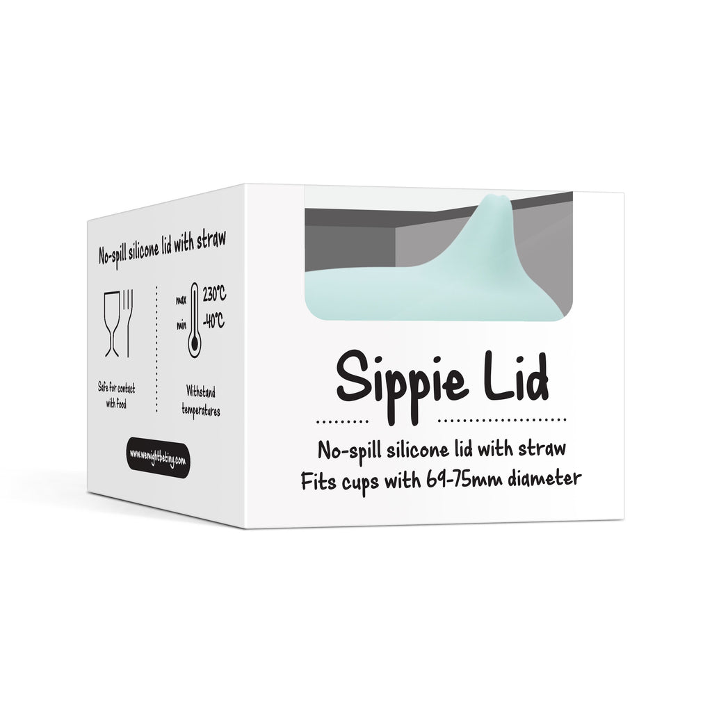 Sippie Lid  (+ Mini Straw) - Minty Green