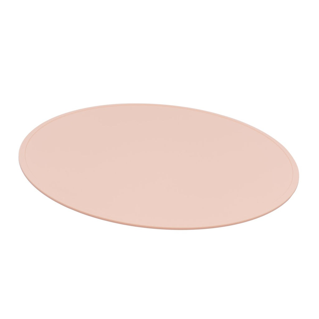Round Silicone Placemat in Blush
