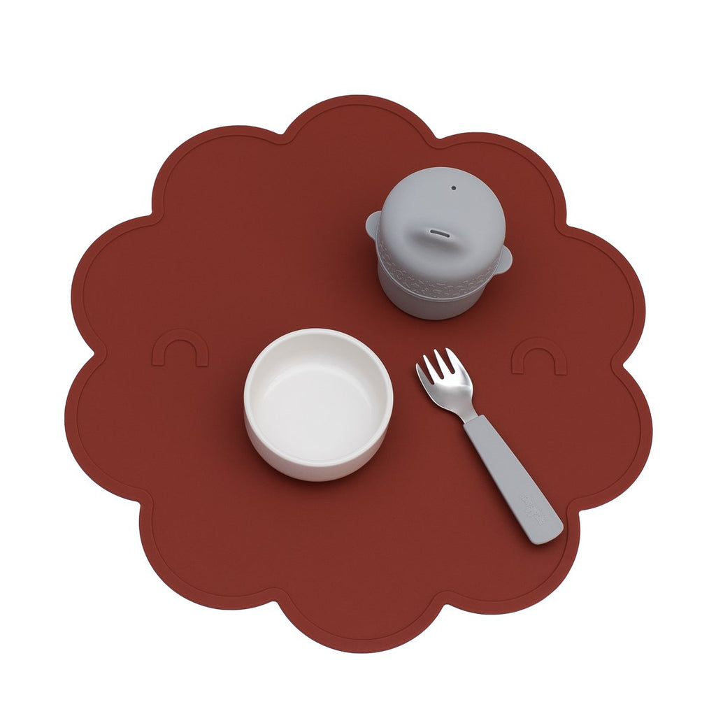 The Jelly Placie - A Silicone Placemat For Round Tables in Rust